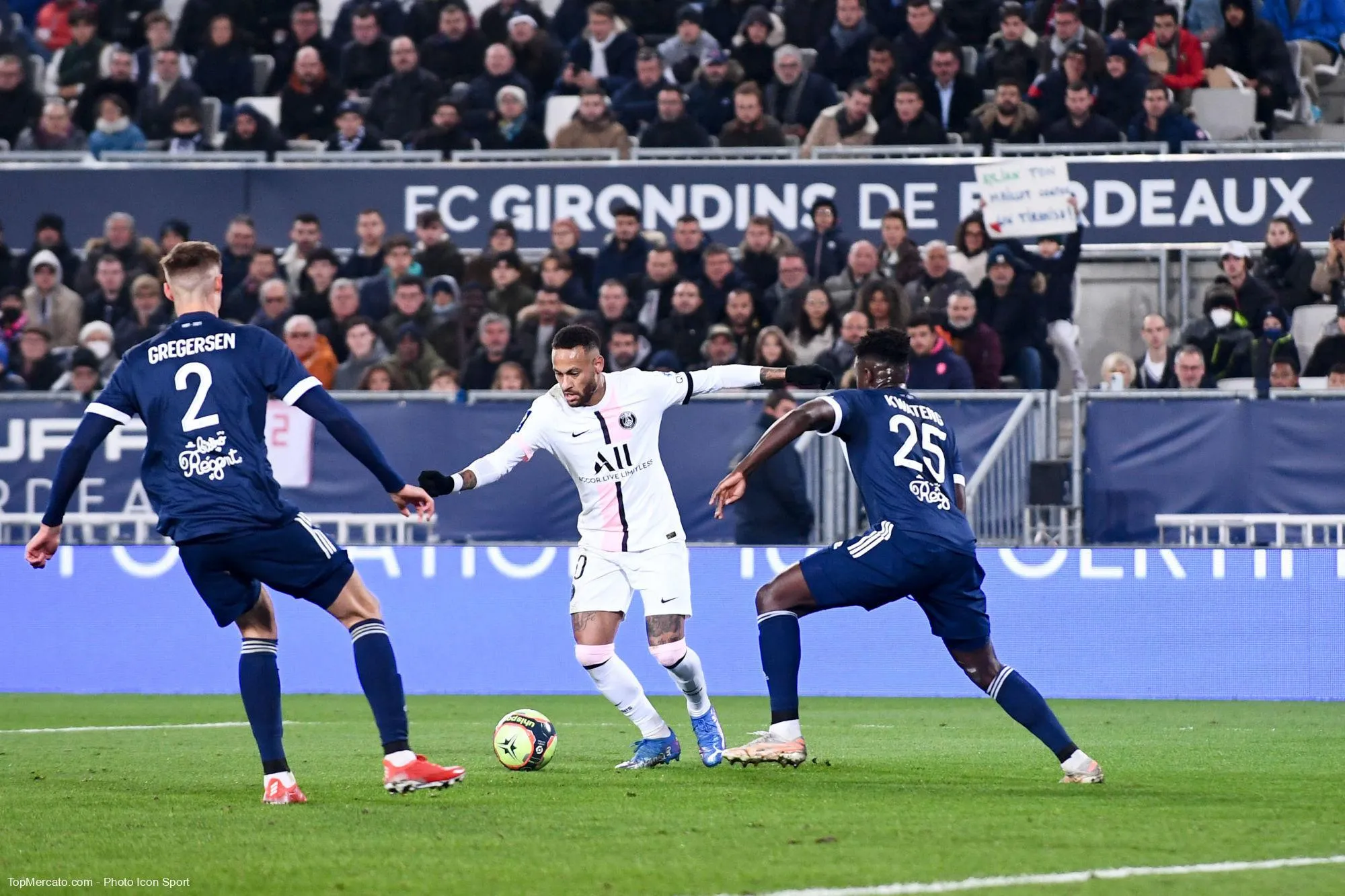 Neymar, match Girondins de Bordeaux-PSG Paris Saint-Germain