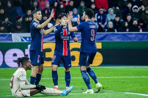 Achraf Hakimi Lee Kang-in Gonçalo Ramos PSG