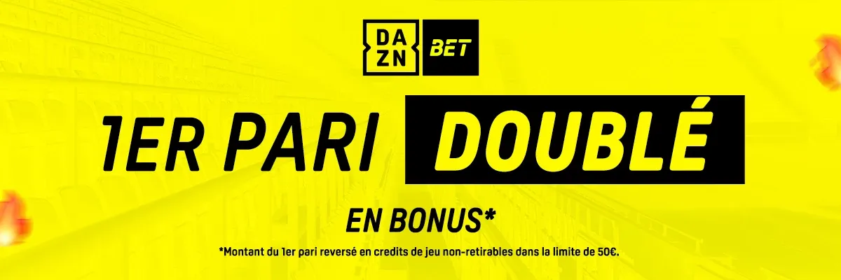 Profitez de 100 € maximum en freebets à récupérer en deux temps.