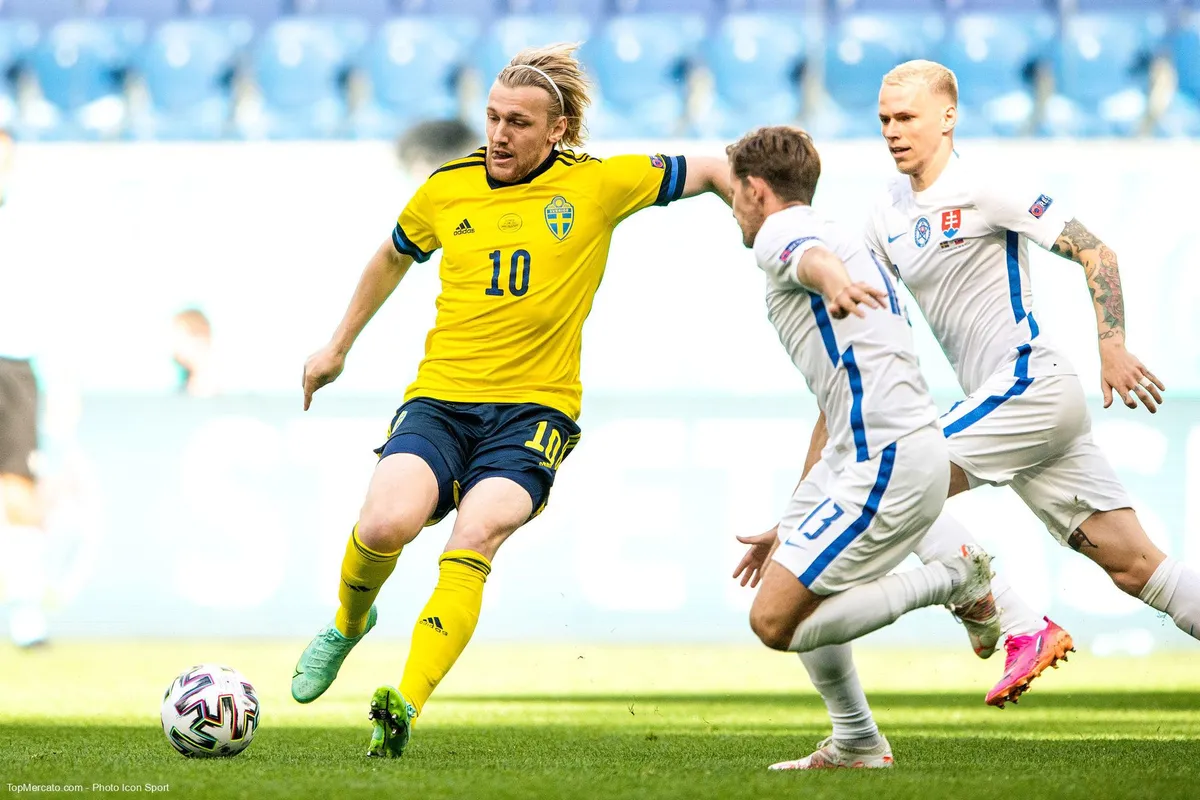 Emil Forsberg, Suède-Slovaquie