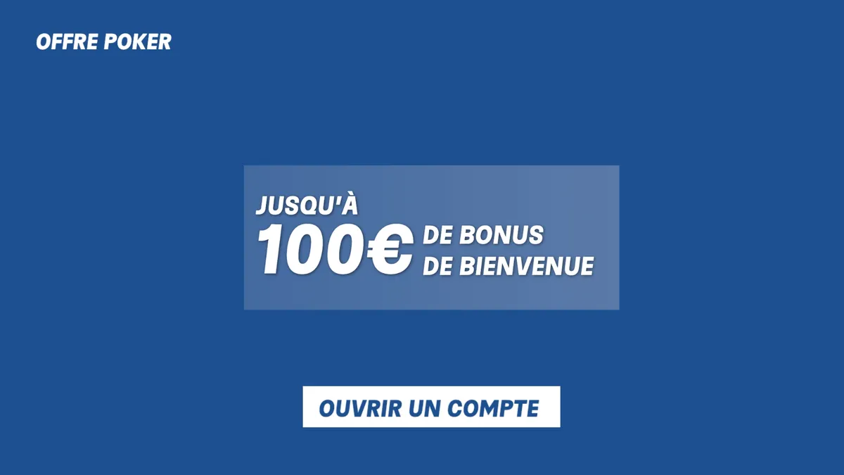 Faites votre inscription avec le code promo PMU poker.