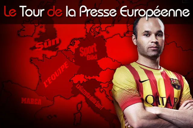 Pirlo peut souffler, la bonne nouvelle pour Iniesta, un derby de feu pour Nainggolan… Le Tour d’Europe de la presse