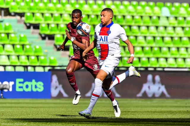 Ligue 1 : le PSG gagne à Metz grâce à Mbappé et prend la tête