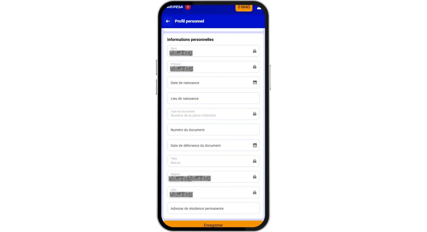 Vérification du compte et KYC PariPesa