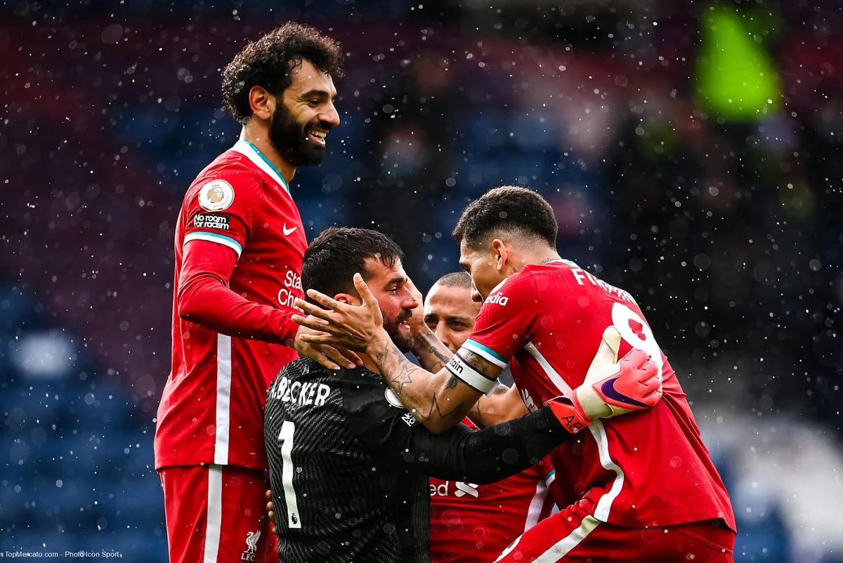 Alisson Becker, Mohamed Salah, Liverpool WBA