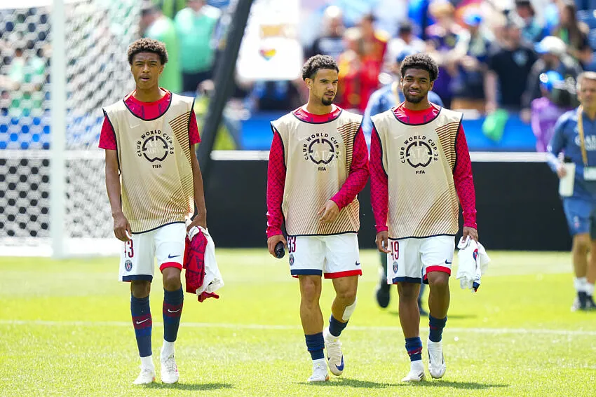 Noham Kamara, Warren Zaïre-Emery et Ibrahim Mbaye , PSG