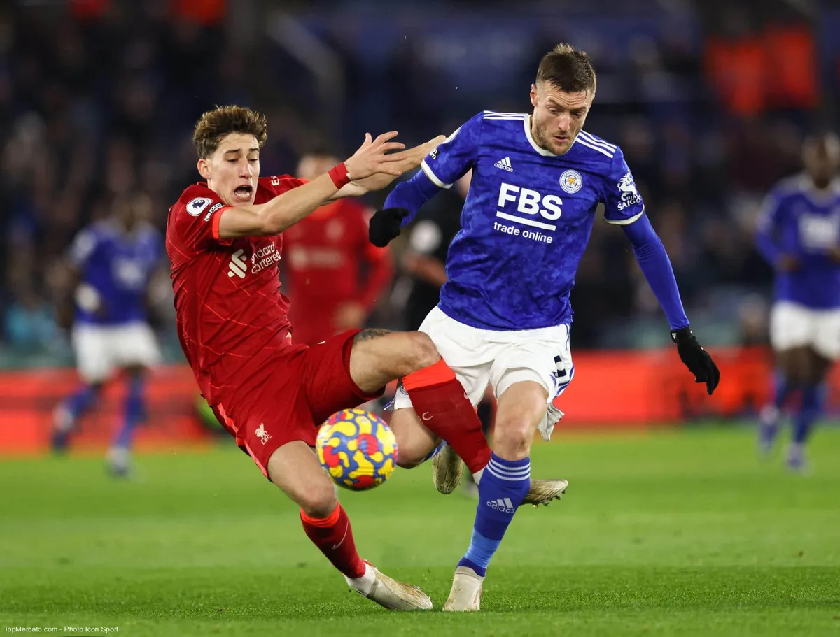 Jamie Vardy, match Leicester-Liverpool