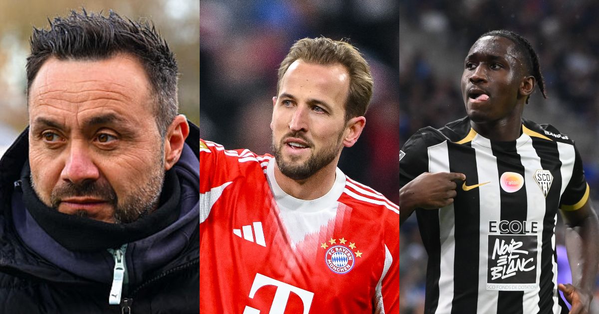 De Zerbi “focus” sur l’OM, Boey loin de l’OL, l’avenir de Kane bientôt décidé, Chérif d’accord Crystal Palace mais… Les 4 rumeurs de transfert de la journée