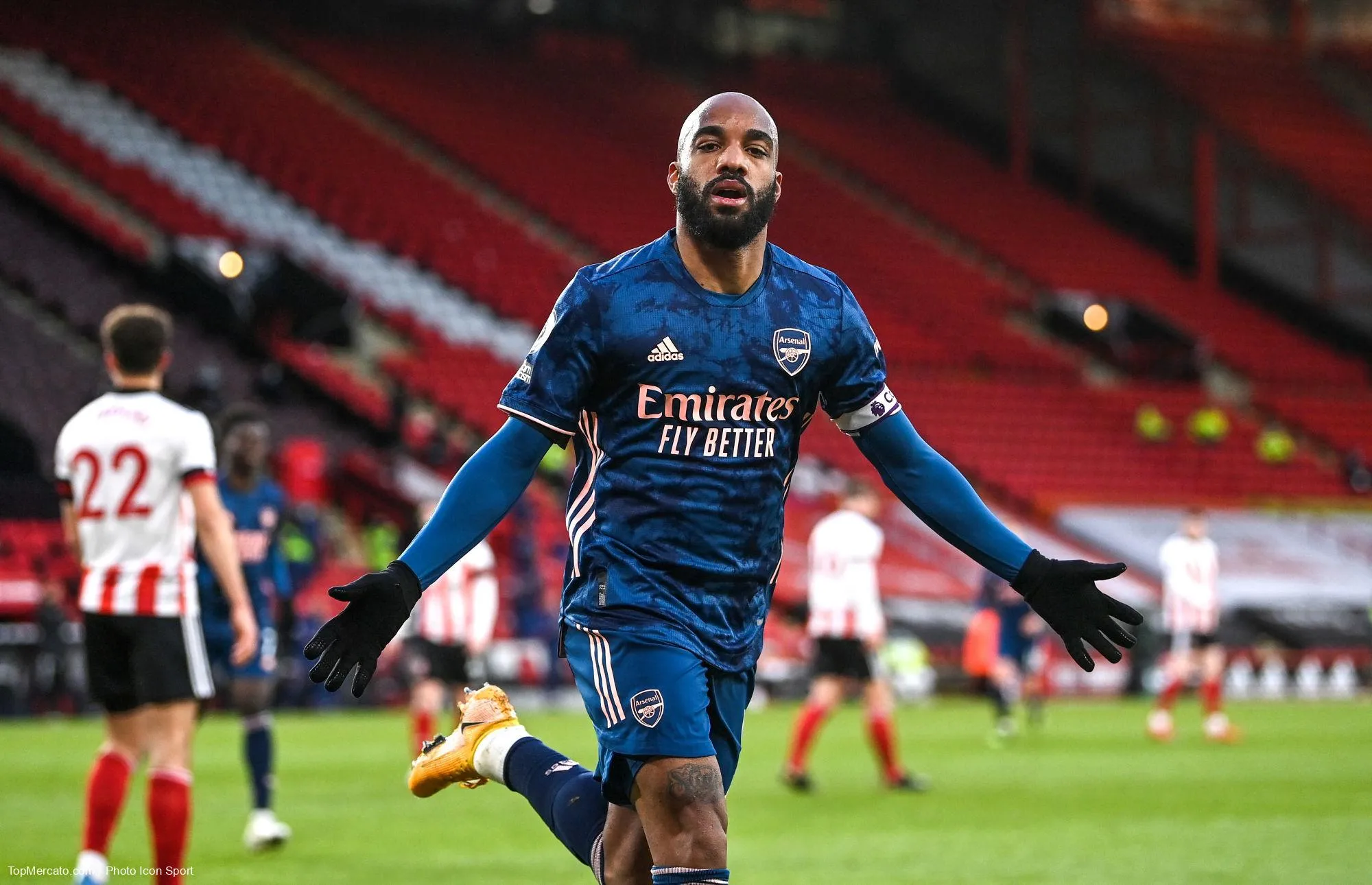Alexandre Lacazette, Sheffield United-Arsenal