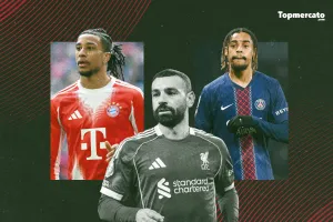 Mercato Liverpool : de 42 à plus de 120 M€… Cinq ailiers pour remplacer Mohamed Salah la saison prochaine