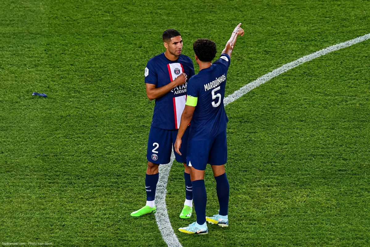 Achraf Hakimi Marquinhos PSG