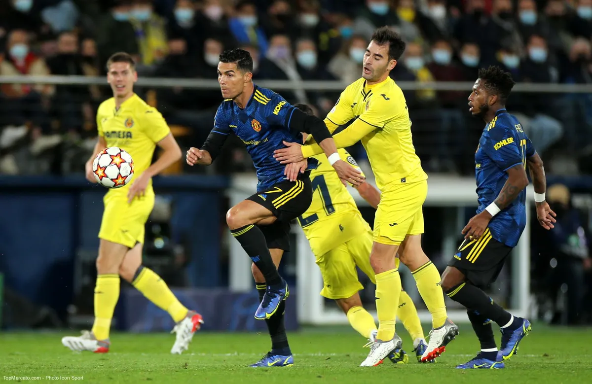 Cristiano Ronaldo, match Villarreal-Man Utd Manchester United