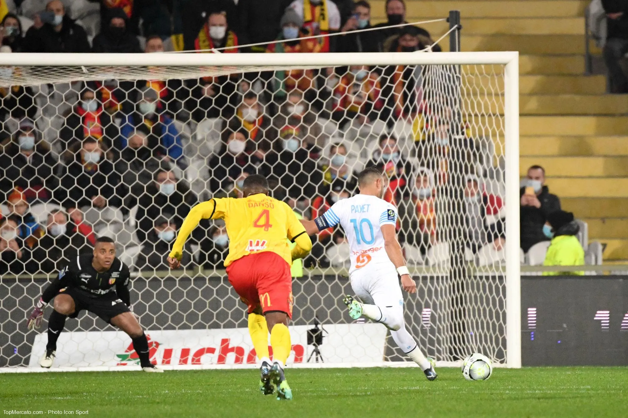 Dimitri Payet, match RC Lens-OM Olympique de Marseille