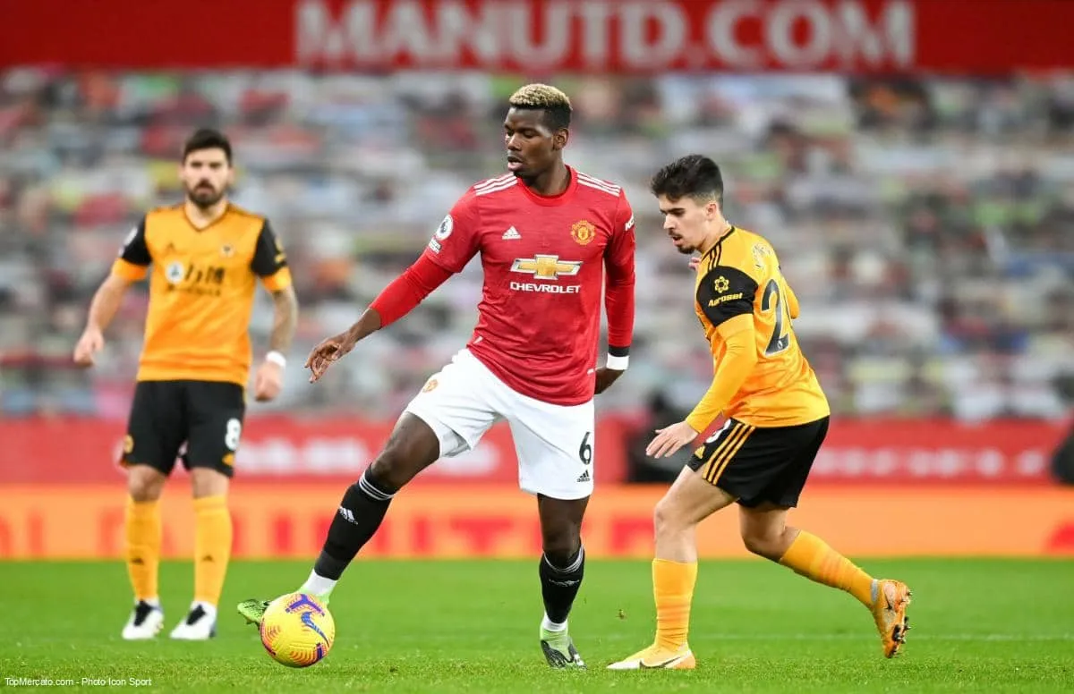 Paul Pogba, match Manchester United - Wolverhampton