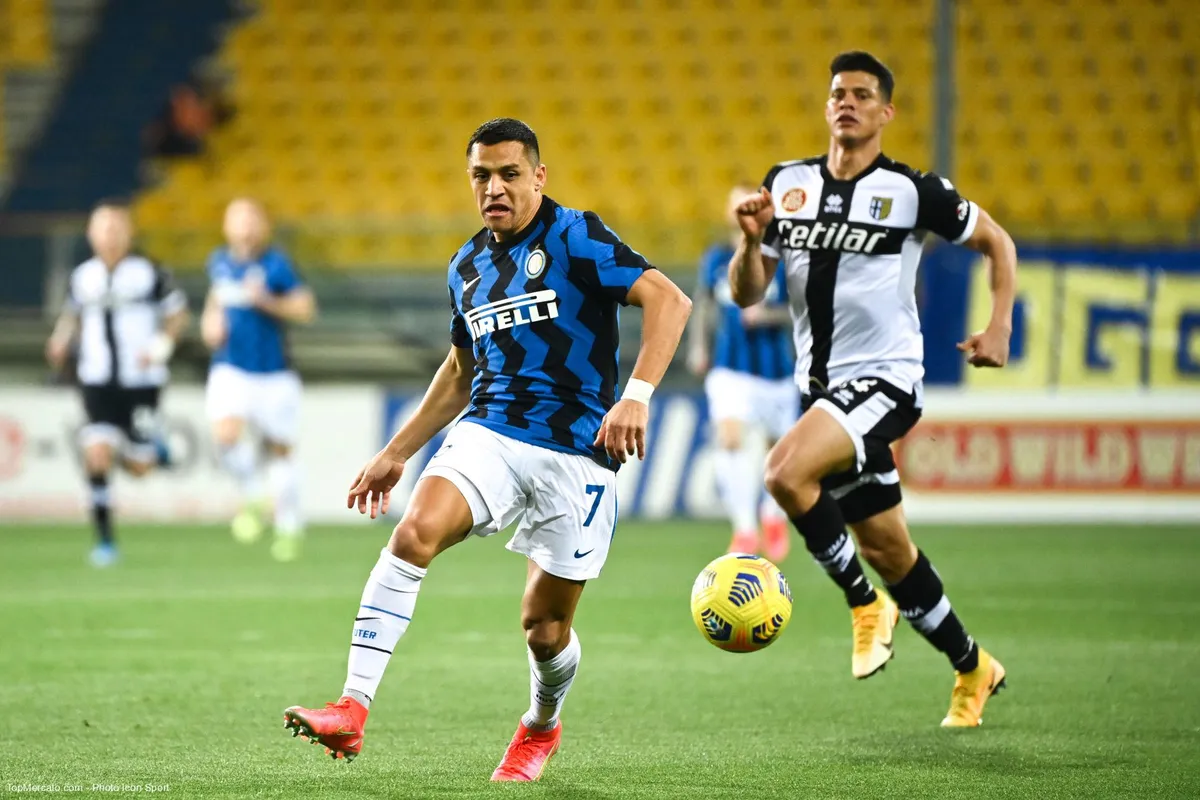 Alexis Sanchez, Parme-Inter Milan