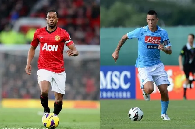 Le duo Evra-Hamsik en pole position au PSG !