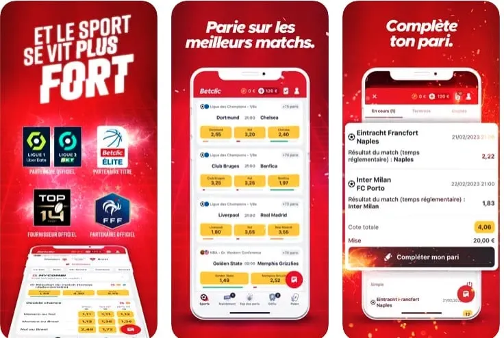 Application Betclic Euro 2024