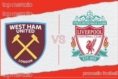 Pronostic West Ham Liverpool – Premier League (29/12/2024)