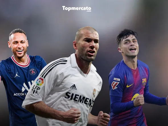 Les transferts les plus chers de l’histoire du mercato pour chaque âge, de 11 à 40 ans