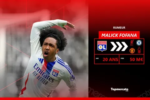 Mercato OL : Chelsea, Liverpool, Manchester United… Quelle est la meilleure destination pour Malick Fofana ?