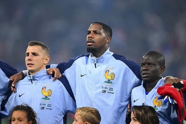 Mike Maignan, Lucas Digne, N'Golo Kanté, France