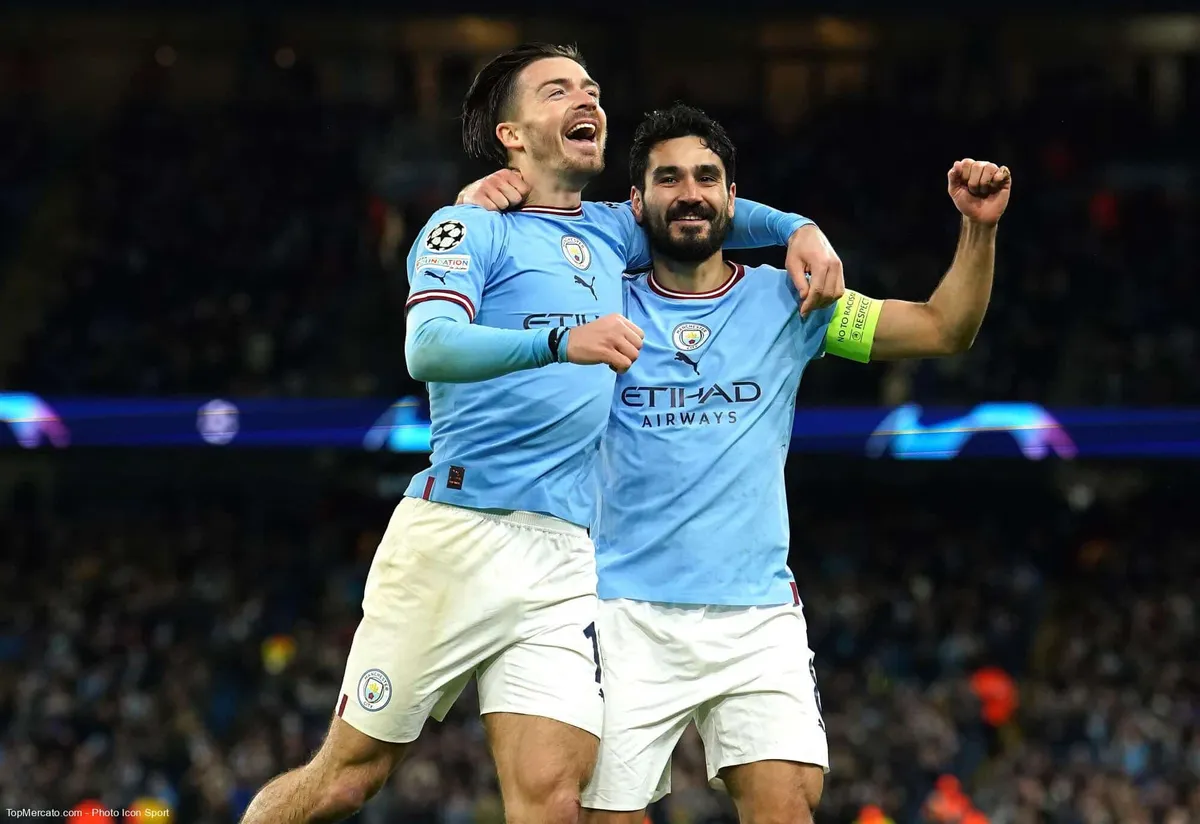 Jack Grealish Ilkay Gündogan Manchester City