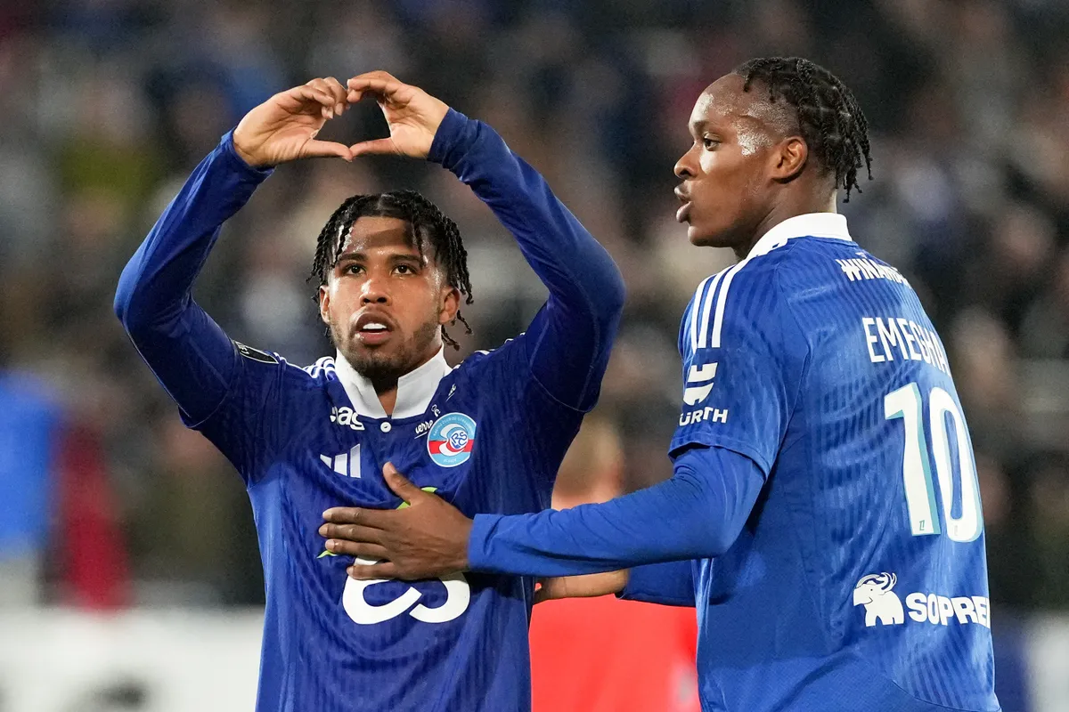 Andrey Santos Emanuel Emegha RCSA Strasbourg