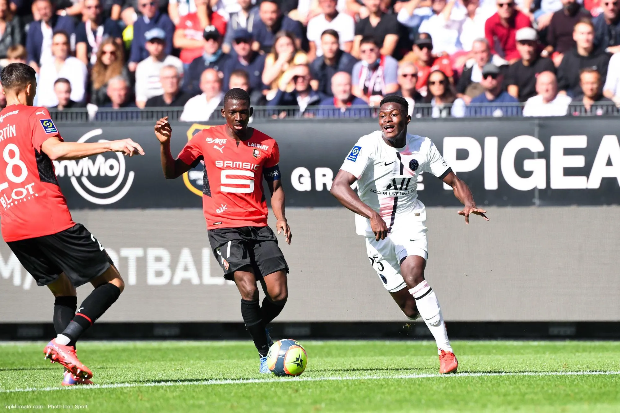 Hamari Traoré Nuno Mendes, Rennes PSG