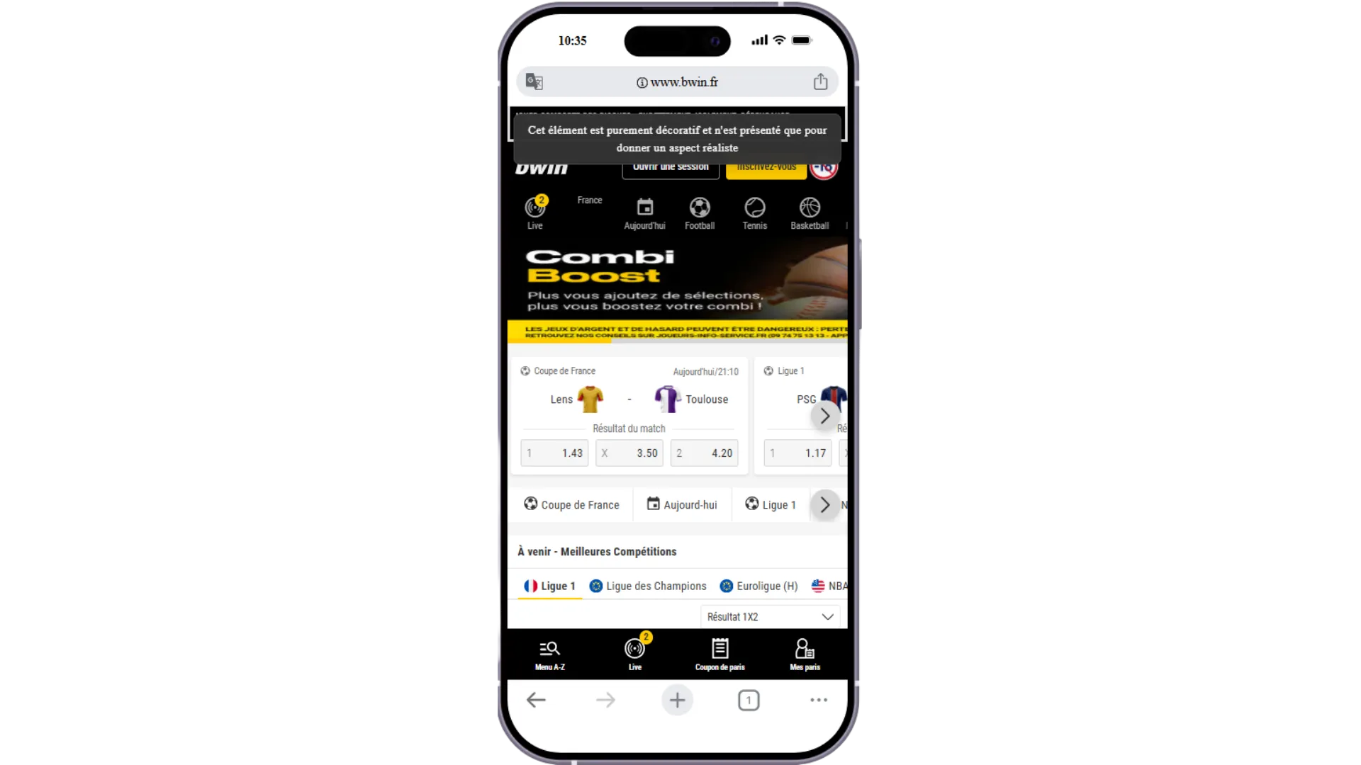 Bwin est un bookmaker historique en France