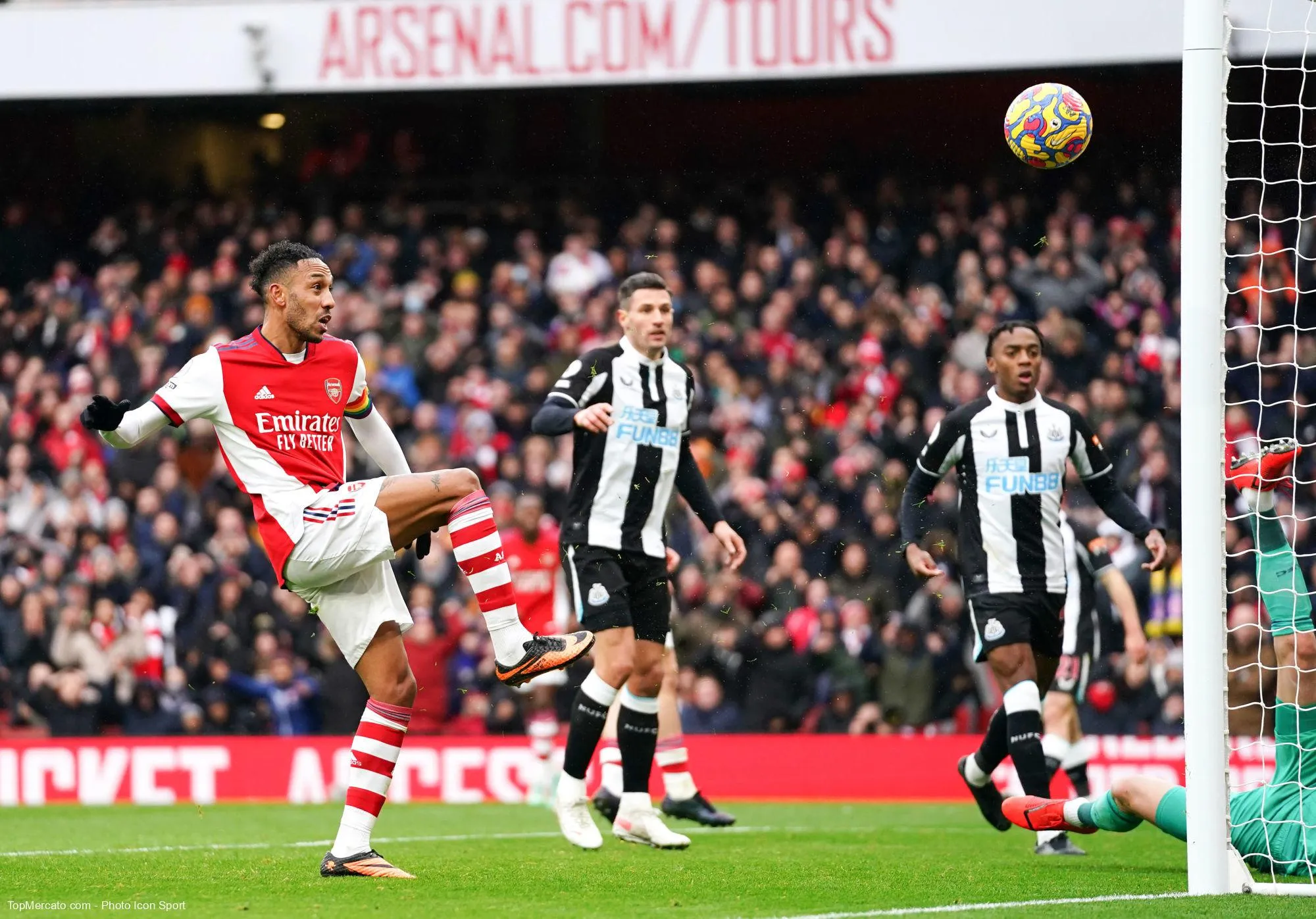 Pierre-Emerick Aubameyang, match Arsenal-Newcastle