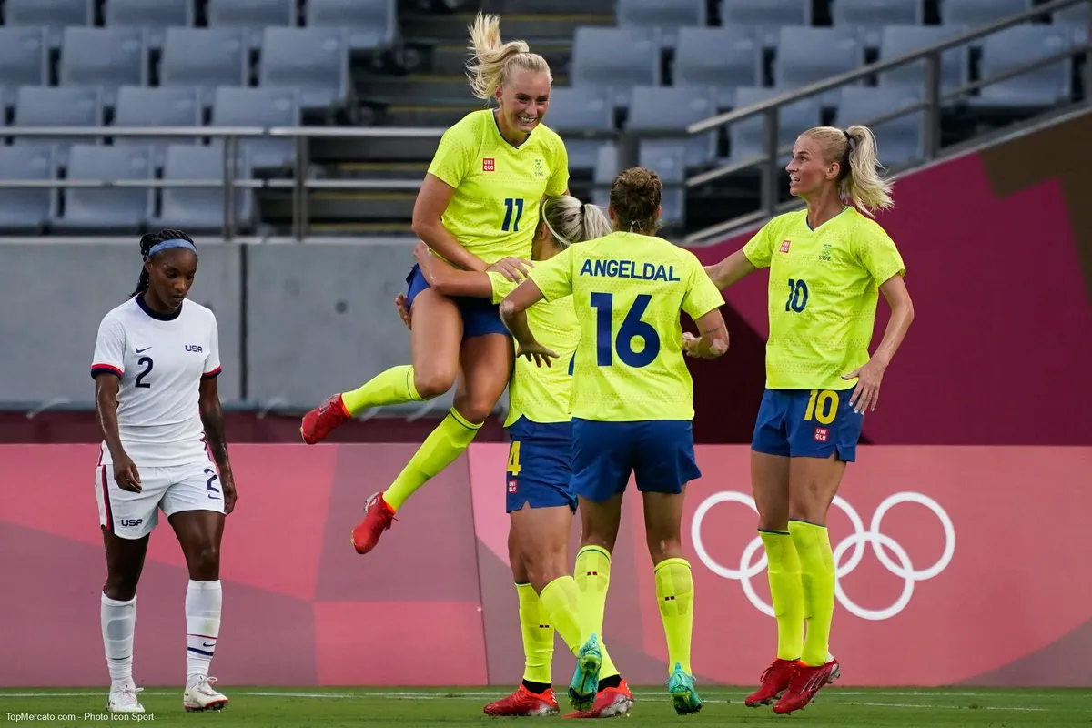 Suède-USA, Jeux de Tokyo