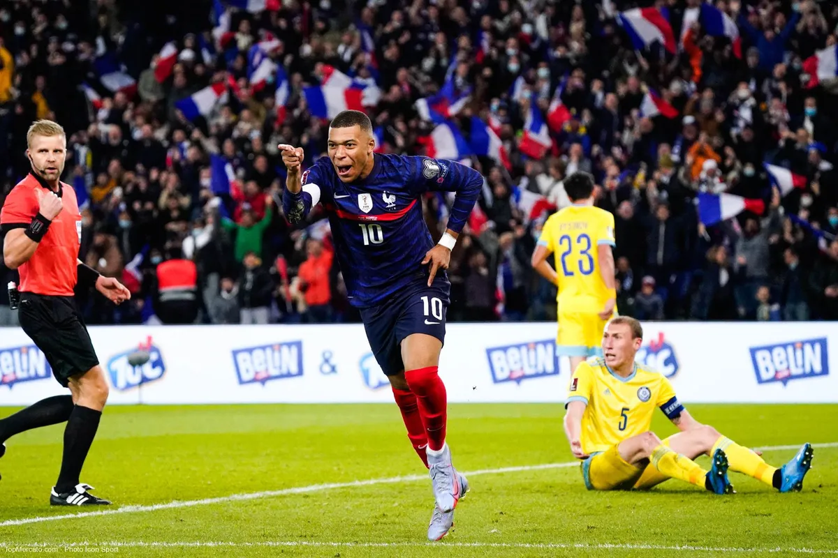 Kylian Mbappé, match France-Kazakhstan