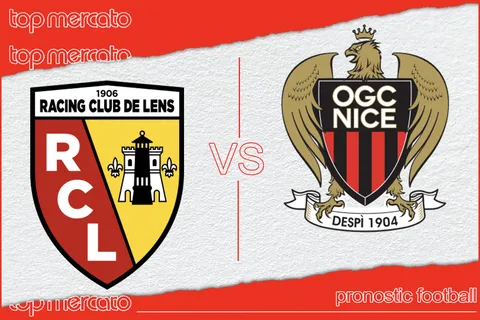 Pronostic Lens – Nice et meilleures cotes à jouer