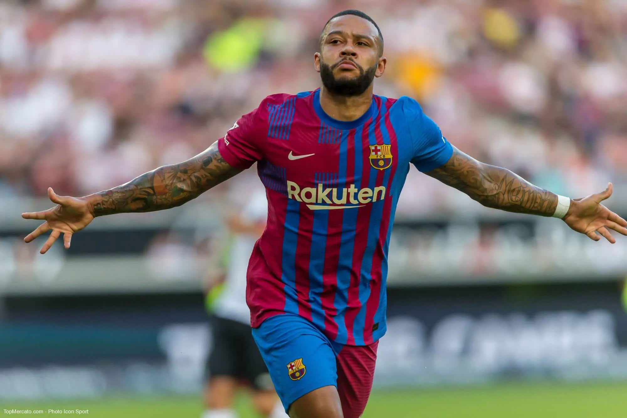 Memphis Depay, FC Barcelone-Stuttgart