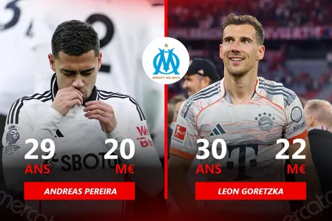 Mercato OM : Andreas Pereira ou Leon Goretzka, qui sera le milieu Ligue des champions de De Zerbi ?