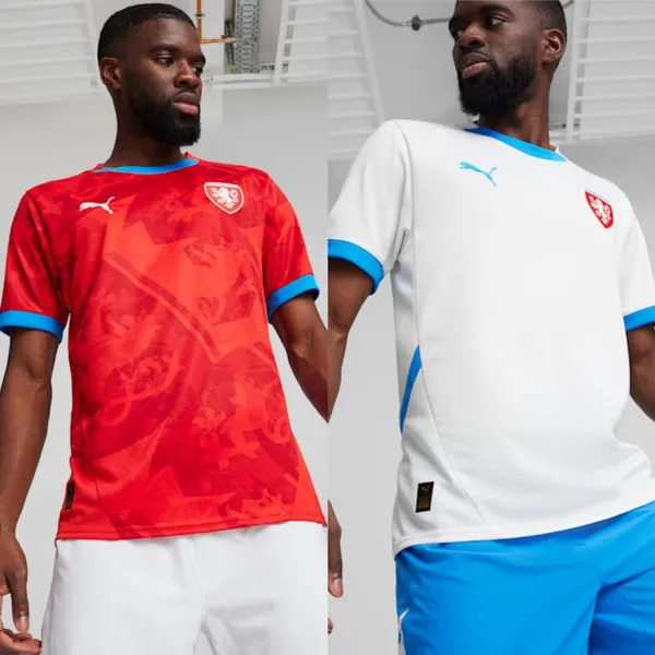 Maillot République Tchèque Euro 2024 domicile extérieur