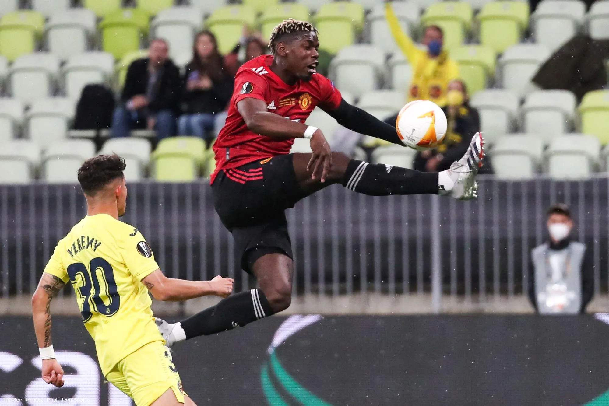 Paul Pogba, match Manchester United - Villarreal