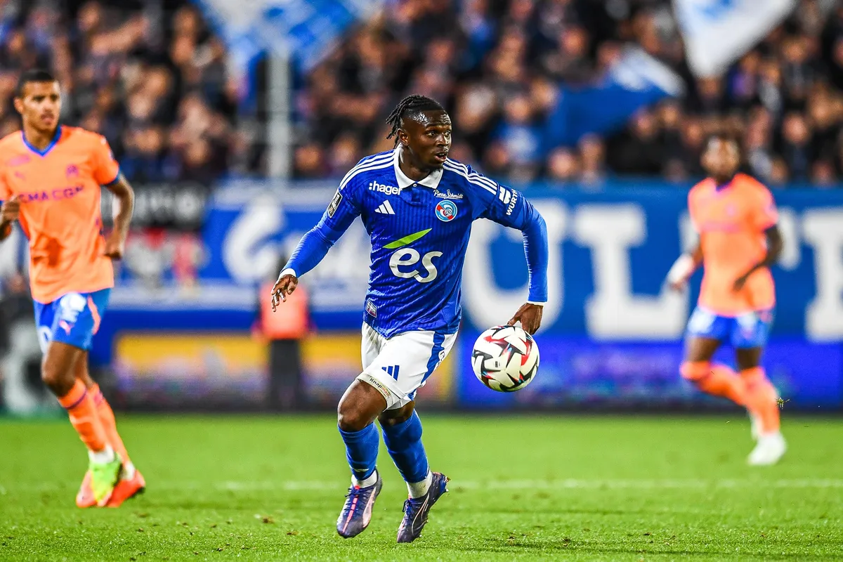 Marvin Senaya RCSA Strasbourg OM Marseille