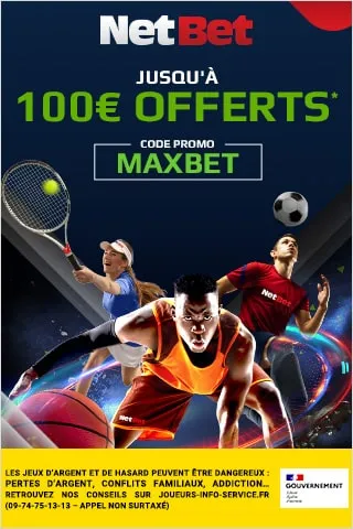 Bonus de bienvenue inscription Netbet