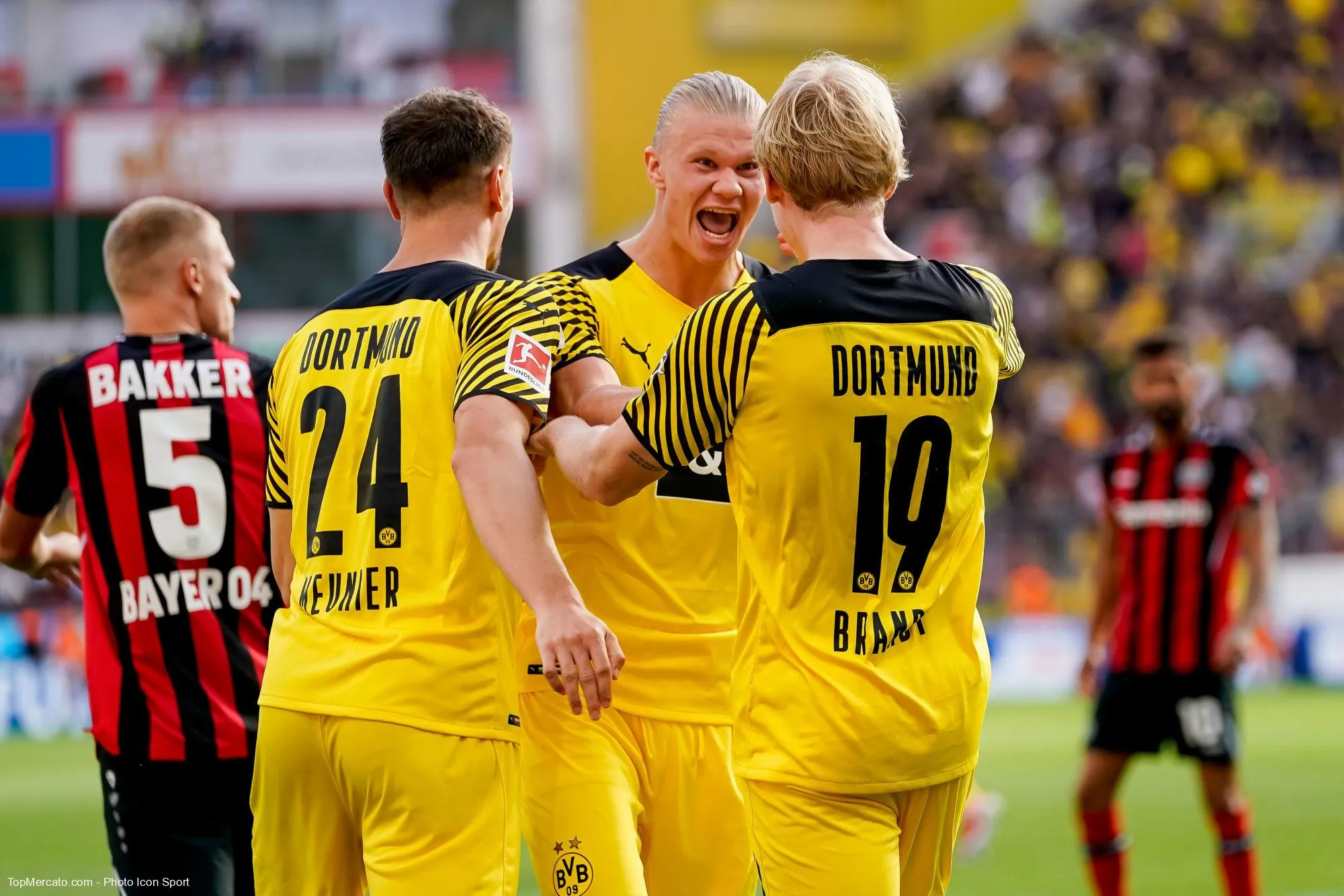 Erling Haaland, Bayer Leverkusen-Borussia Dortmund