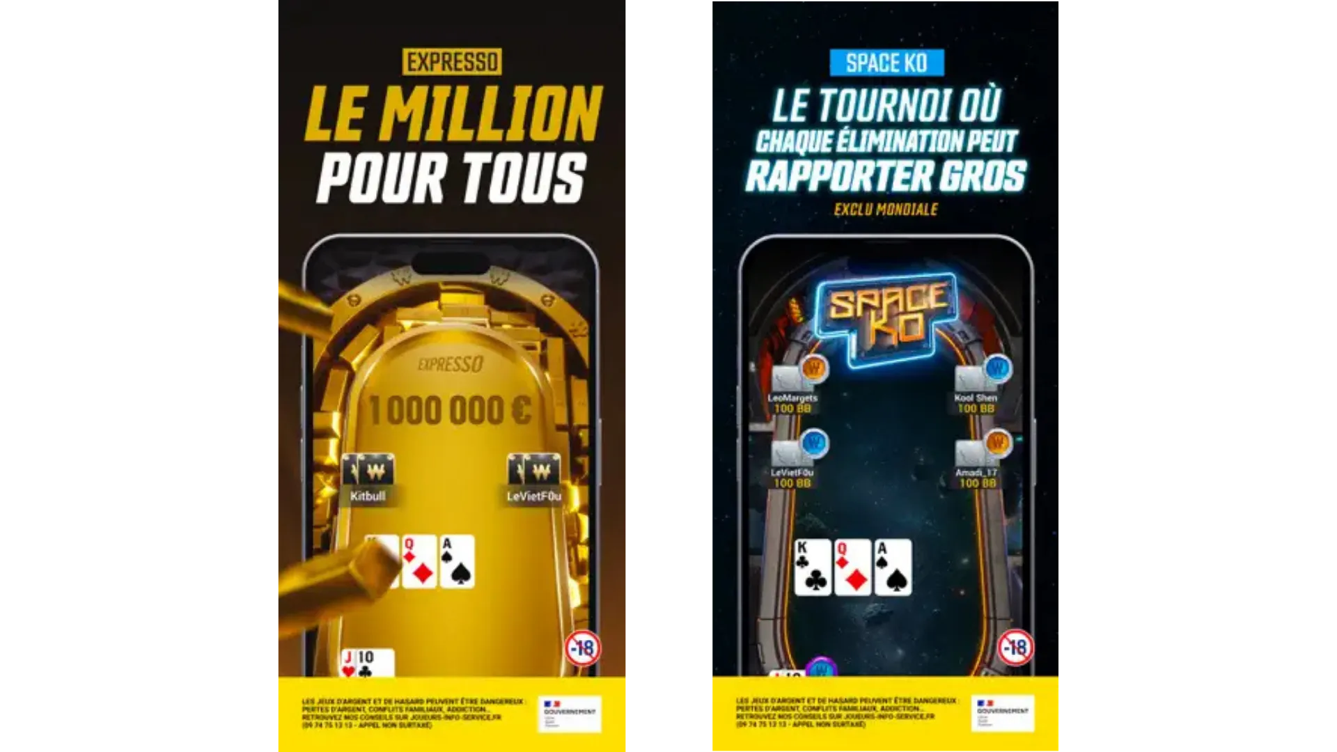 L'application poker Winamax offre les meilleures fonctionnalités