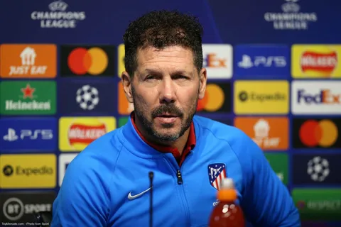 Atletico Madrid : Simeone dythirambique sur Manchester City