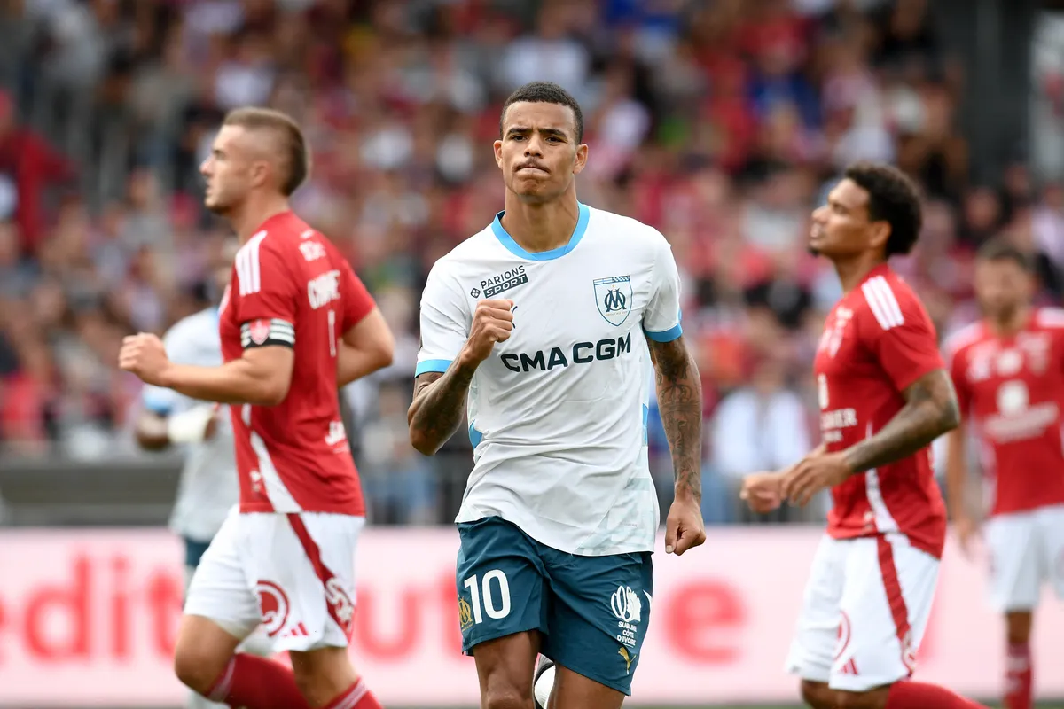 Mason Greenwood OM Marseille Brest