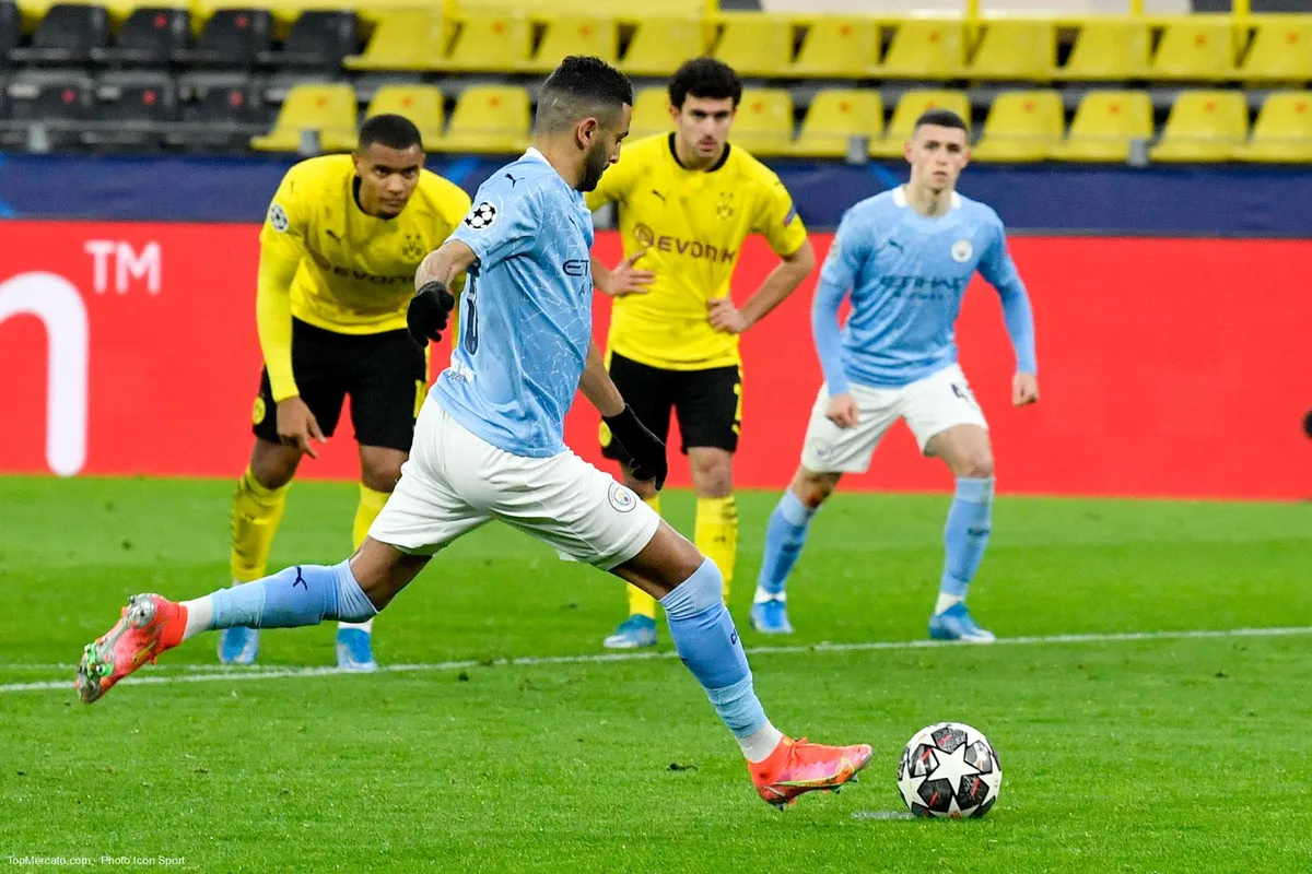 Riyad Mahrez, Borussia Dortmund-Manchester City