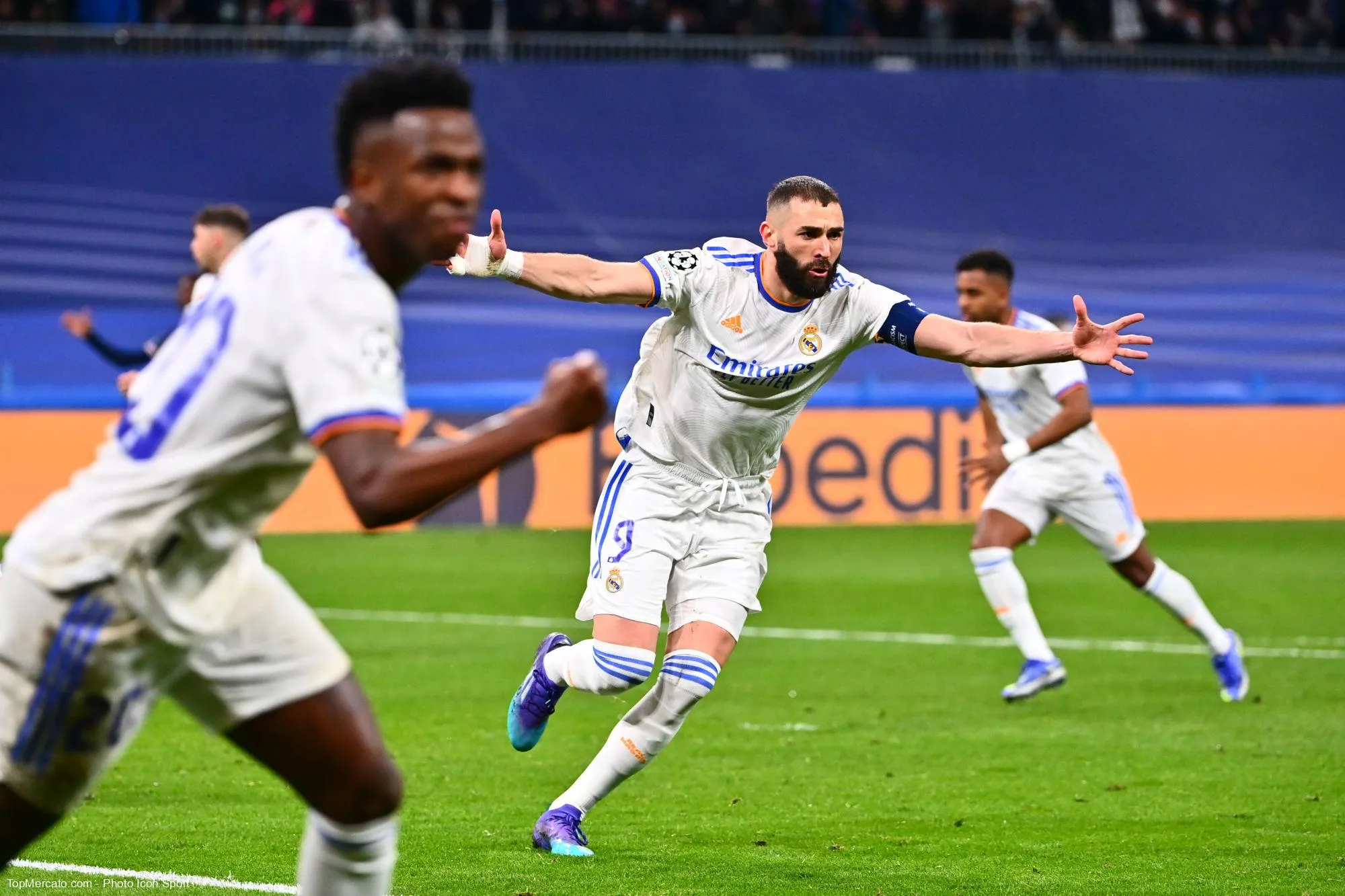 Karim Benzema, match Real Madrid-PSG