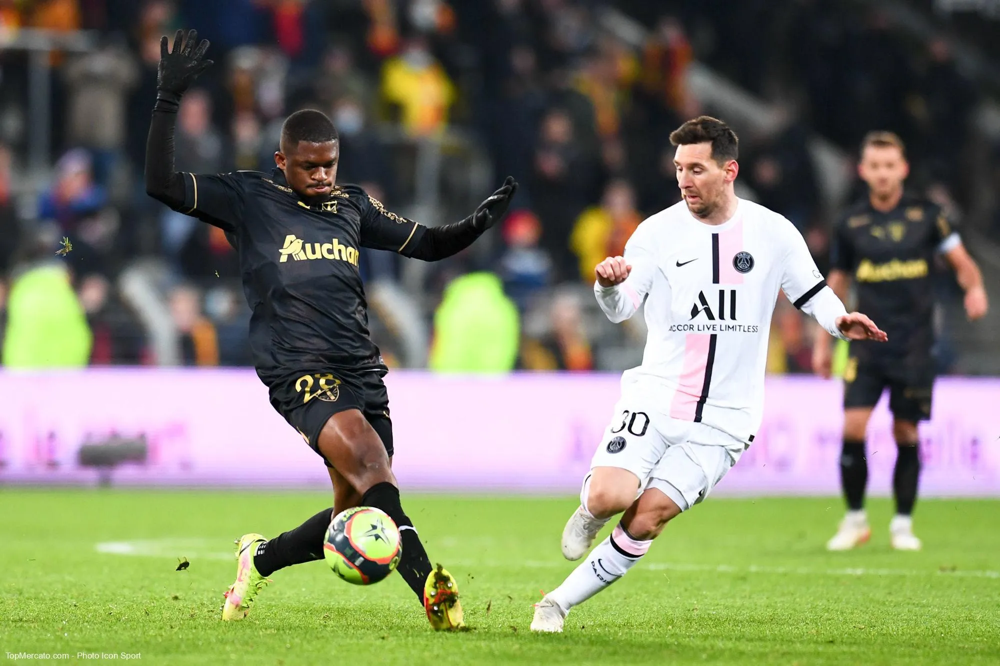 Lionel Messi, match Racing Club de Lens-PSG Paris Saint-Germain