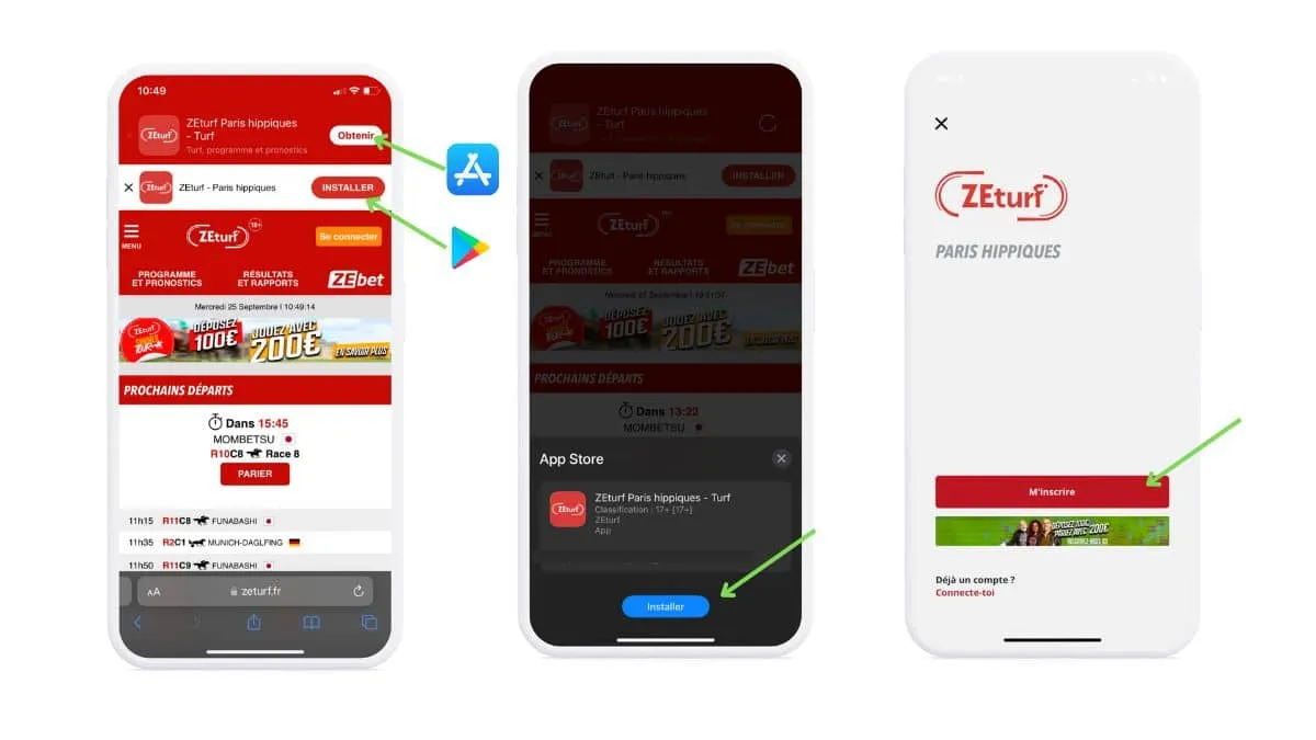 Télécharger l'application ZEturf sur mobile 