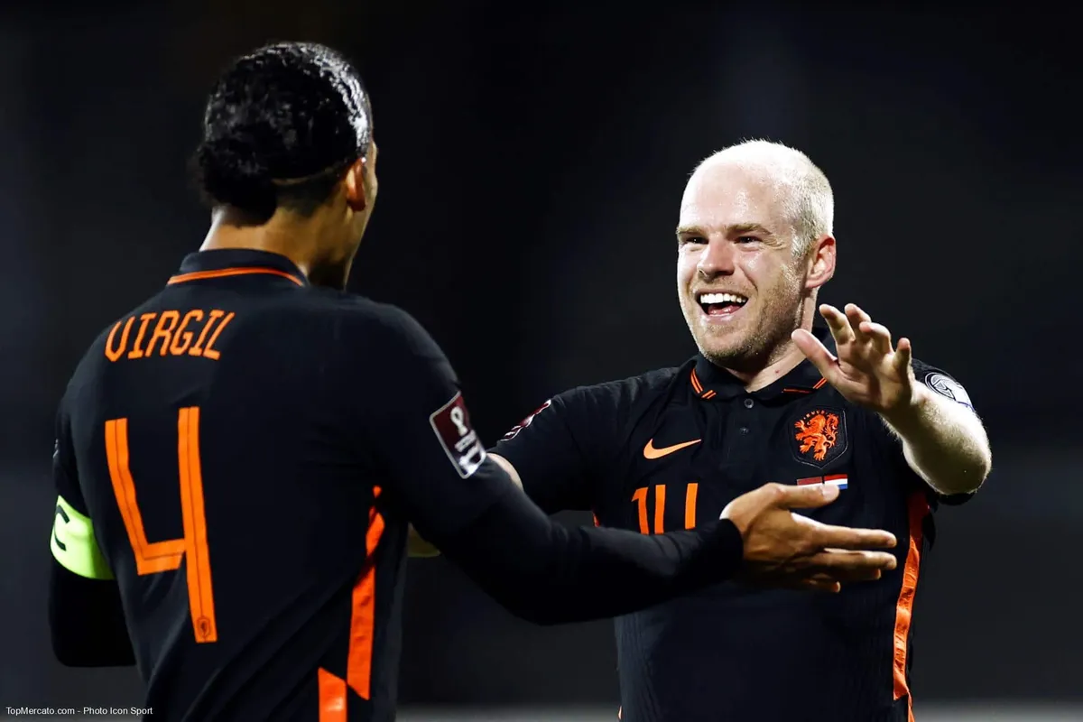 Virgil van Dijk et Davy Klaassen, Pays-Bas