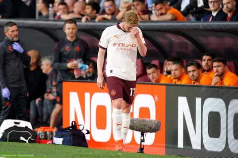 Manchester City : “J’espère que je reviendrai…”, De Bruyne fixe une deadline pour son retour