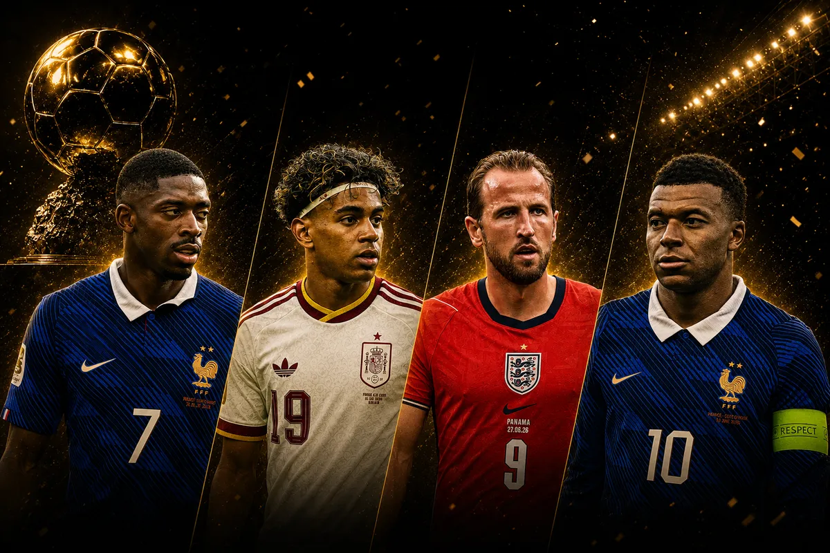 Le Top 10 des favoris du Ballon d’Or 2026